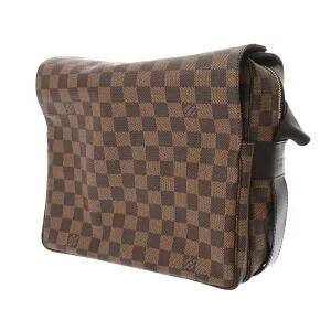 Louis Vuitton Damier Naviglio Shoulder Brown Bag Canvas